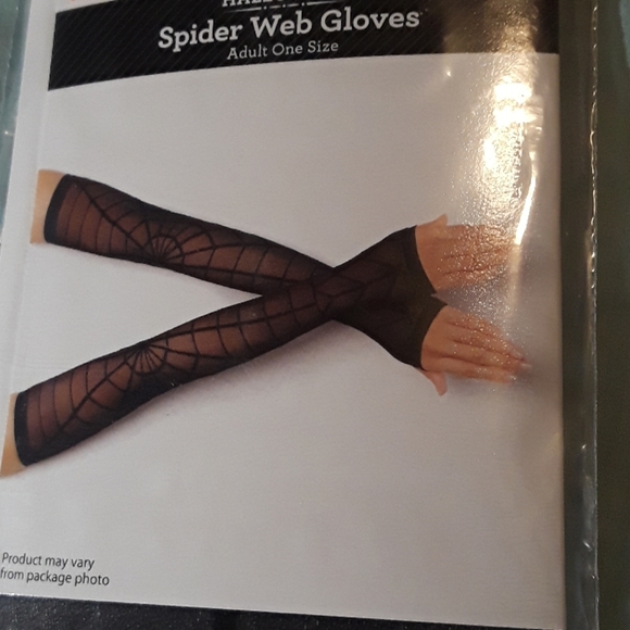 Other - Halloween spiderweb gloves